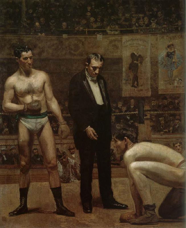 Thomas Eakins Prizefights oil painting image